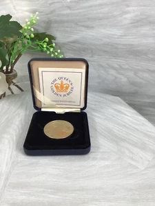 The Queen’s Golden Jubilee 2002 Commemorative Medal Royal Mint With Box & INFO - Picture 1 of 24