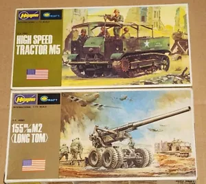 Tractor de artillería de alta velocidad HASEGAWA 1/72 M5 y cañón 'LONG TOM' de 155 mm - Imagen 1 de 23