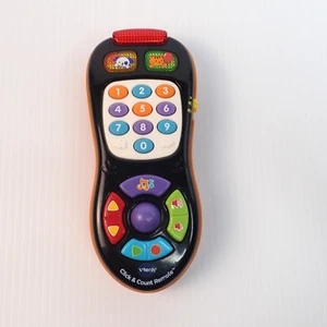 VTech Click and Count schwarz Fernbedienung Baby Kinder pädagogisches Spielzeug Zahlen - 6+ Monate - Bild 1 von 7