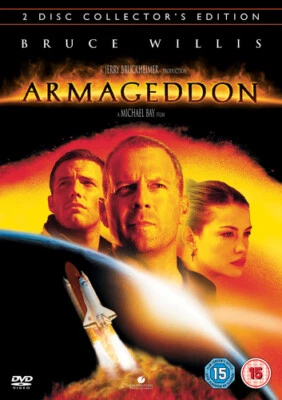Armageddon DVD (2001) Bruce Willis, Bay (DIR) cert 12 2 discs Quality guaranteed - Image 1 of 2