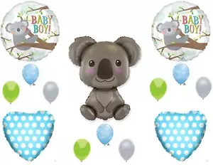 Baby Boy Koala Bear Shower Party Balloons Decoration Supplies It's A Boy! - Picture 1 of 1