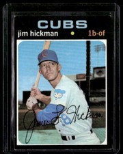 1971 Topps #175 Jim Hickman Chicago Cubs  EX Baseball Card *A345
