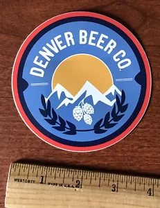 DENVER BEER CO. BREWERY STICKER Colorado Craft Micro Brewing Company - Picture 1 of 1