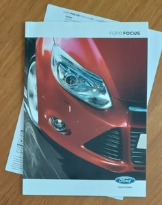Ford Focus UK Sales Brochure June 2012 - 56 pages + Price Guid Jan-Mar 2013 VGC - Picture 1 of 6