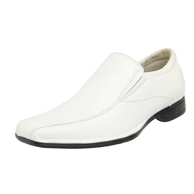 Zapatos mocasines de vestir formales Oxford clásicos con puntera cuadrada talla EE. UU. para hombre Foto 1 de 4