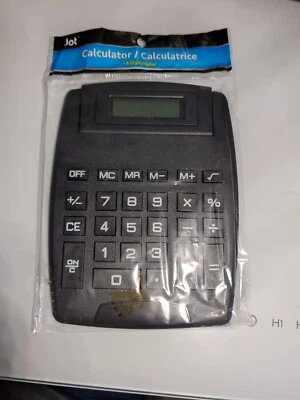 8-Digit Jumbo Big Button Desktop Calculator Tilt Display Large Elderly Friendly  - Image 1 of 4