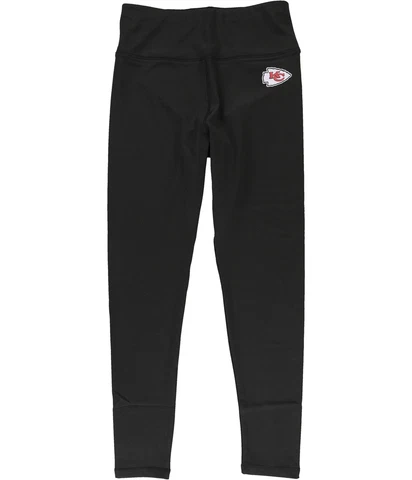 G-III Sports Womens Kansas City Chiefs Compression Athletic Pants, Black, Small Cover