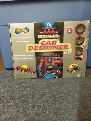 ZOOB Mobile Car Designer Moving Mind-Building Modeling System - Complete Set - Image 1 of 4
