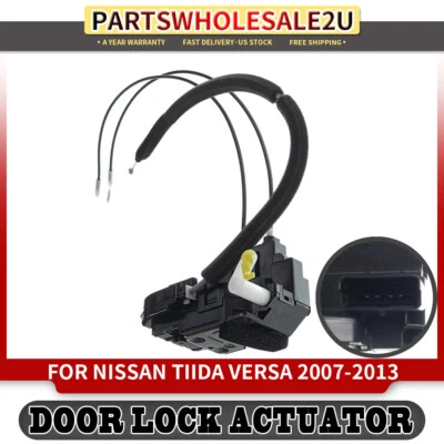 Motor actuador cerradura puerta delantera izquierda para Nissan Versa 2007 2008 2009 2010 2011 Foto 1 de 4