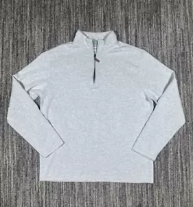 Mizzen Main Hillman Pullover Herren M grau 1/2 Zip leicht Preppy - Bild 1 von 10