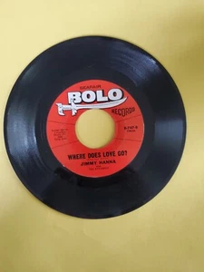 Jimmy Hanna Where Does Love Go/Busybody Bolo Records - Bild 1 von 2