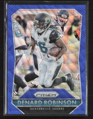 2015 Panini Prizm #178 Denard Robinson Blue Wave /150 - Image 1 of 2