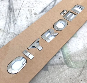 CITROEN C1 C2 C3 DS3 DS4 TAILGATE BOOT LID LETTERING CHROME BADGE EMBLEM GENUINE - Picture 1 of 9