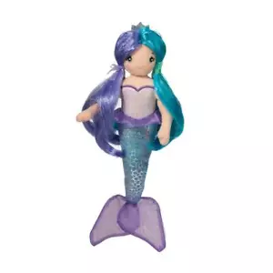 Muñeca de peluche CARLY the Plush SEA BLUE MERMAID - por Douglas Cuddle Toys - #1680 - Imagen 1 de 2