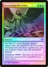 Increasing Devotion FOIL Dark Ascension NM White Rare MAGIC MTG CARD ABUGames