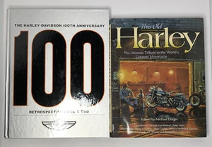 The Harley Davidson 100th Anniversary Book & DVD & This Old Harley Book Lot of 2 - Picture 1 of 6