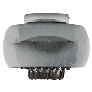 Rauchglaskuppel und Glasperlen Unterputz Deckenleuchte 35-178-SM NEU (I) - Bild 1 von 2