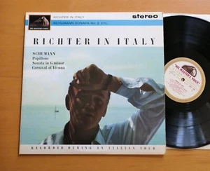 ASD 520 ED1 Richter In Italy Schumann Papillons etc NEAR MINT HMV Stereo 1st W/G - Picture 1 of 6