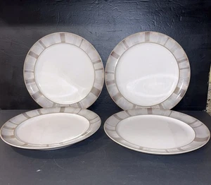Denby England TRÜFFELSCHICHTEN Design Steinzeug Essteller 4er Set 10 7/8" - Bild 1 von 9