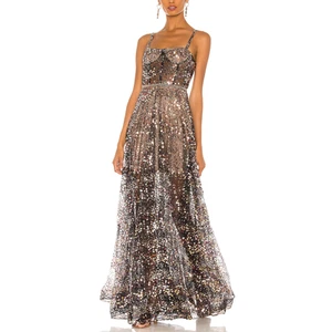 Bronx And Banco Black Poly Midnight Noir Gown Size XS - Picture 1 of 6