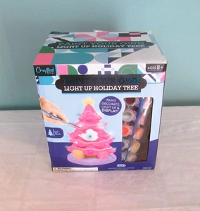 DIY PAINT YOUR OWN LIGHT UP CHRISTMAS HOLIDAY TREE KIT-NEU - Bild 1 von 2