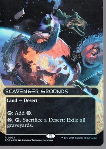 Scavenger Grounds Rainbow FOIL MTG Edge of Eternities: Stellar Sights NM/M #37 - Picture 1 of 2