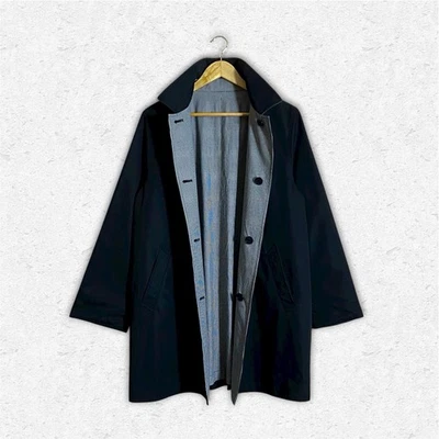 Abrigo Reversible Aquascutum Hombre Negro Talla M Chaqueta Británica Clásica Inglaterra Foto 1 de 4