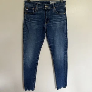 AG Adriano Goldschmied Jeans Womens 28 R The Farrah Skinny Ankle High Rise - Picture 1 of 14