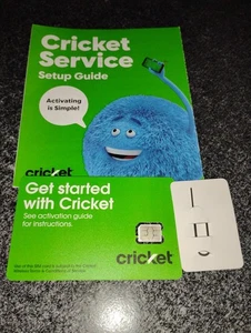 Cricket Wireless Nano SIM Card (SGMN4024) & Tool NEW - Picture 1 of 5
