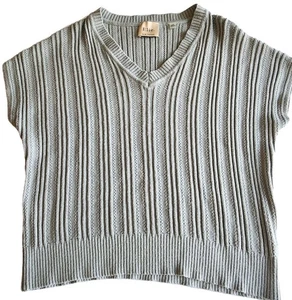 Elie Tahari Mint Green Sweater Vest Size L - Soft Knit, Chic Layering Piece - Picture 1 of 7
