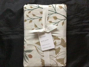 POTTERY BARN HERBST BOTANISCHER PERKAL BETTBEZUG FULL/QUEEN MULTI NEU - Bild 1 von 2