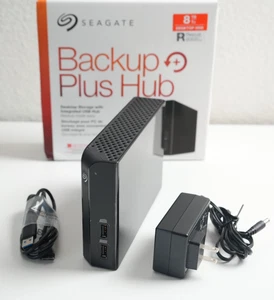 Seagate Backup Plus Hub 8TB Desktop Esterno HDD USB 3.0 con Cavi e Scatola - Foto 1 di 1