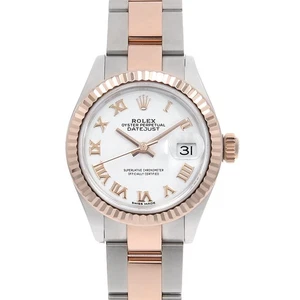 ROLEX Datejust 279171 White Roman 3 row oyster bracelet Random Number second... - Picture 1 of 10