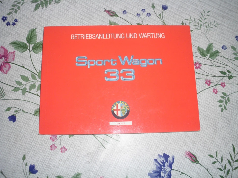 Manual de instrucciones ALFA ROMEO Sport Wagon 33 de 1991 Foto 1 de 1