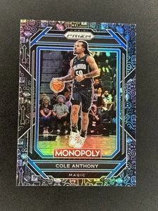 2022-23 Panini Prizm Monopoly Black Icons Cole Anthony #64 - MAGIC - Bild 1 von 2