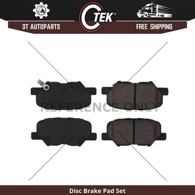 Para Mazda 6 2014-2015 | Pastillas de freno de disco traseras centradas | Semimetálicas Foto 1 de 4