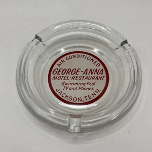 Motel Aschenbecher George Anna Motel-Restaurant Vintage Tabak Werbung Sammeln - Bild 1 von 4