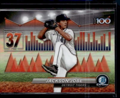 2024 Bowman #BTP-37 Jackson Jobe Bowman Scouts' Top 100 - Image 1 of 2