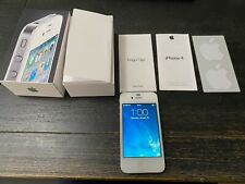 Apple iPhone 4 - 16GB - White (Unlocked) A1332 (GSM) with box and manuals