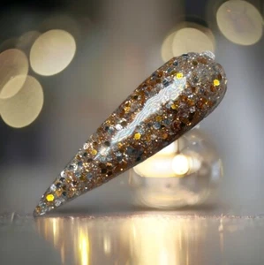 NEW YEAR'S EVE - .5 oz/15 ml dip powder nails, acrylic powder, nail art - Picture 1 of 2