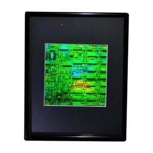 3D Circuit Board Hologram Picture FRAMED, Collectible Embossed Type Film - Picture 1 of 7