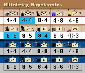 Blitzkrieg Alternate Napoleonics Variant Counters - Die-Cut - Bild 1 von 2