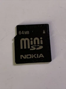 Nokia MiniSD Card 64MB for Vintage Mobile RP-SS064B - Picture 1 of 2