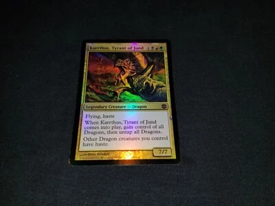 MTG 1x Alara Reborn mythic rare LP FOIL Karrthus, Tyrant of Jund - Image 1 of 2