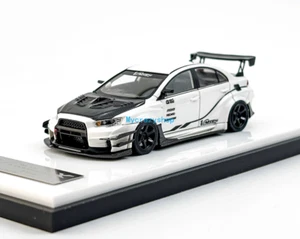 CR 404Error 1:64 White Carbon Lancer EVO X Varis Sports Model Diecast Resin Car - Picture 1 of 7