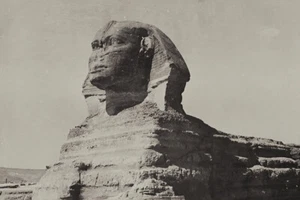 Grayscale Photo Of Great Sphinx Of Giza Photo Wall Art Home Decor - POSTER 20x30 - Picture 1 of 4