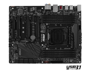 MSI X99A SLI PLUS X99 Motherboard LGA2011-3 DDR4 128G USB3.1 ATX Tested - Picture 1 of 4