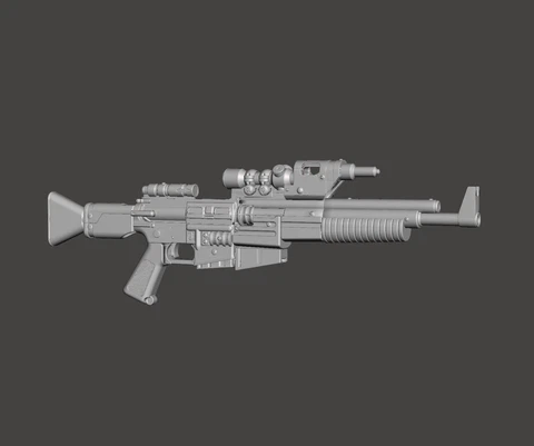 Star Wars Battlefront/II Custom 3.75 A280 Blaster Rifle (2x) for Hasbro TVC Cover