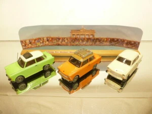 VITESSE 3x TRABANT 601 BERLINER MAUER 9 NOV 1989 - 1:43 - GOOD CONDITION - 63 - Imagen 1 de 12