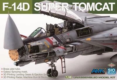 AMK 48003 1/48 F-14D Super Tomcat Special Edition Model Kit - Image 1 of 4